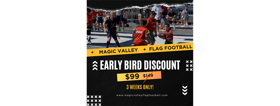 Early Bird Discount!